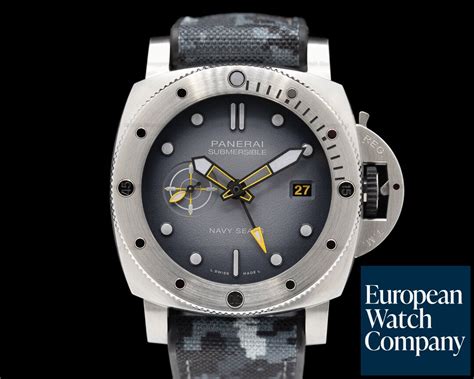 green dial panerai|panerai navy seal watch.